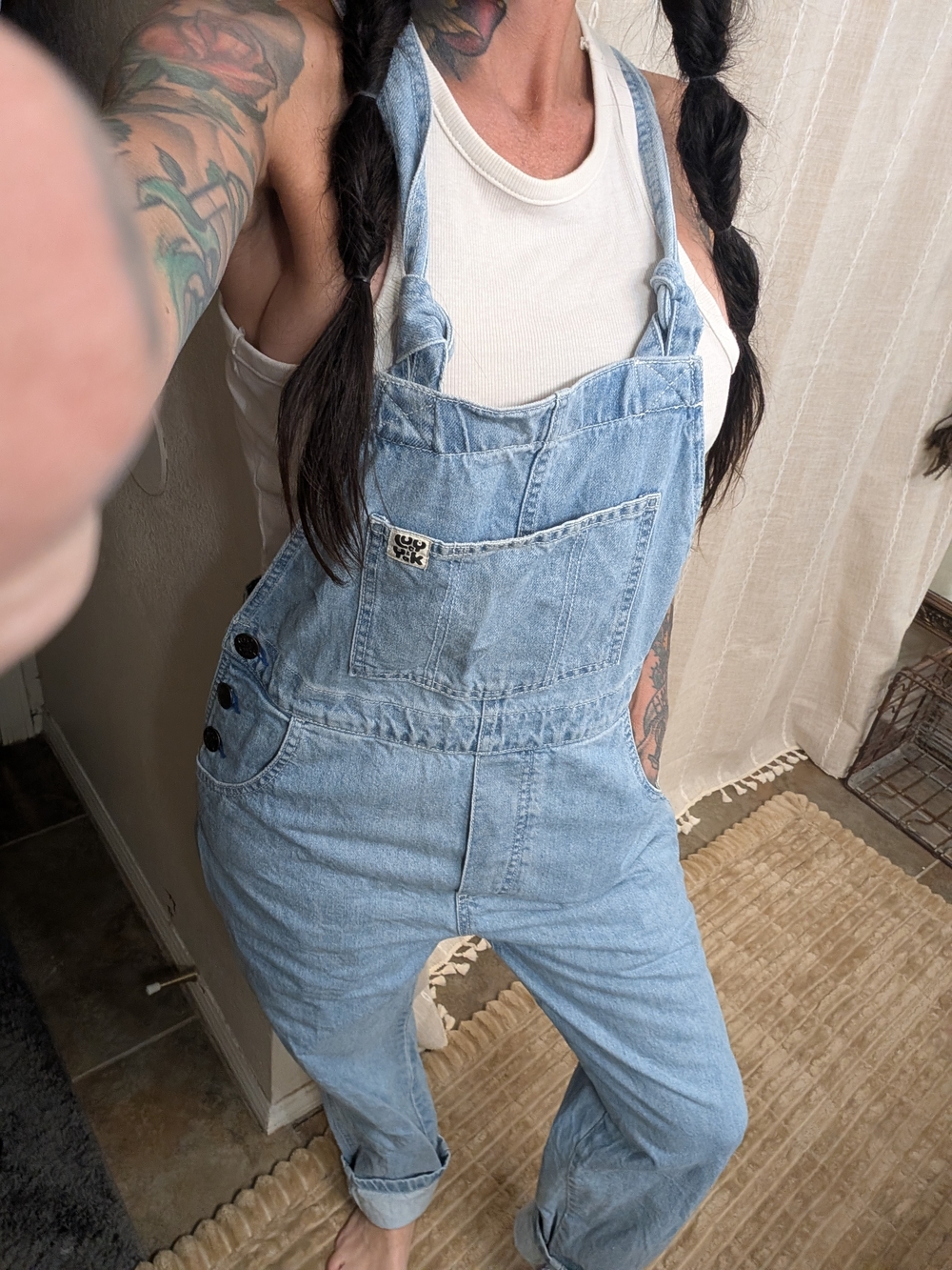 Light Blue Denim Overalls - Lacy And Yak Women’s Jeans Jumpsuit
